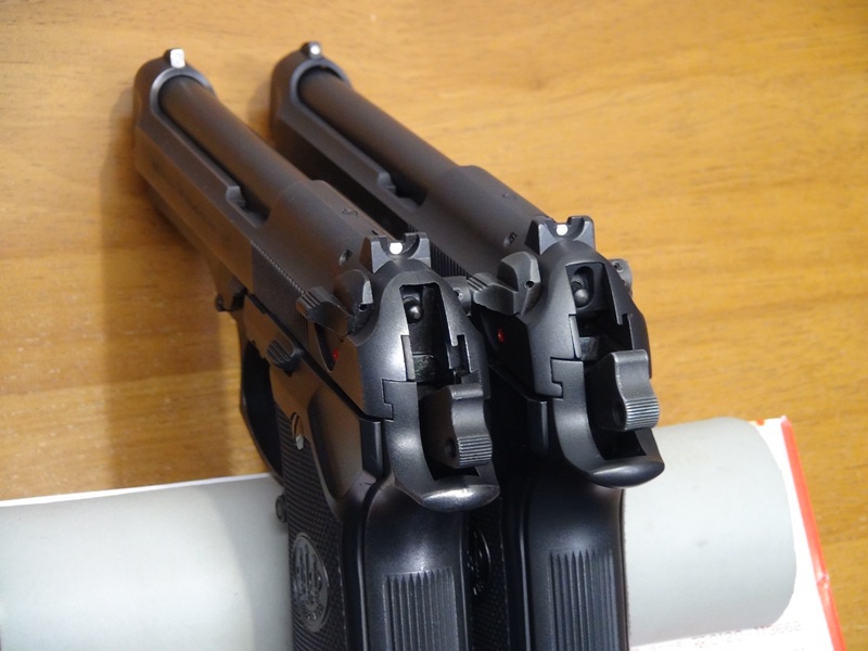 お手軽モデファイ道:対決！ MGCベレッタM92FS モデルガン対ガスガン 後編