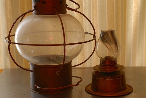 耕作ときどきキャンプ:日本船灯ボートランプ1型