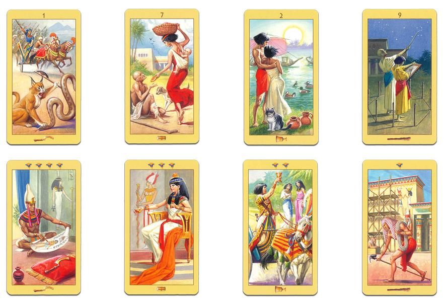 タロットに描かれた古代エジプトの日常】ラムセス・タロット・オブ