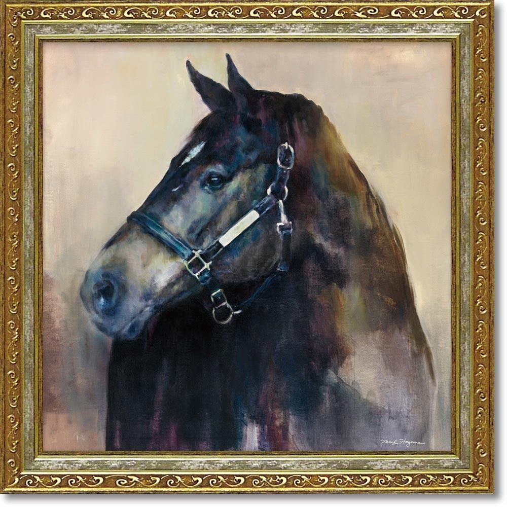 油絵専用青い世界の馬たち