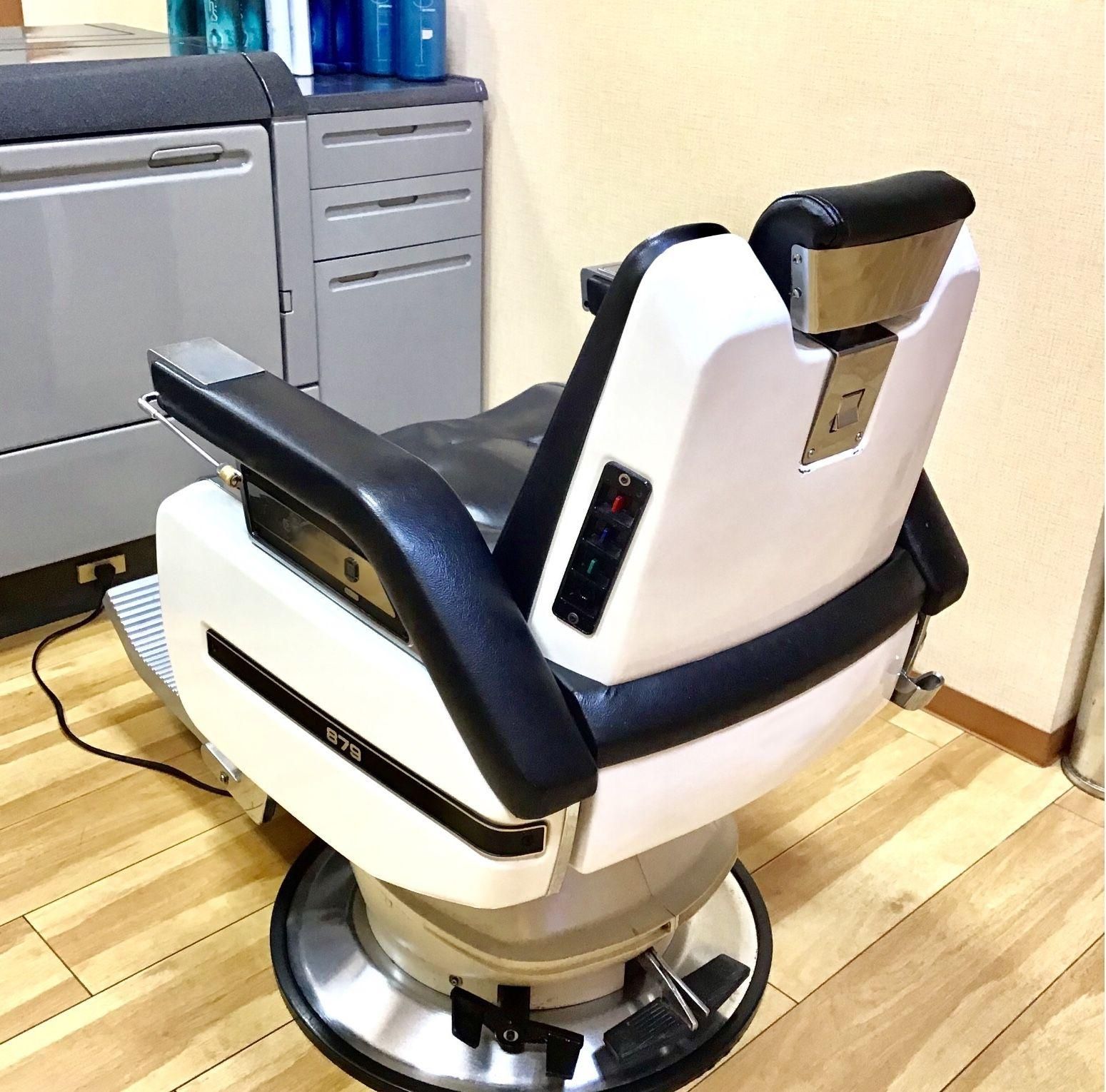 NJ294 床屋③【タカラベルモント】 BB-CR CREA チェア② 電動椅子 理容