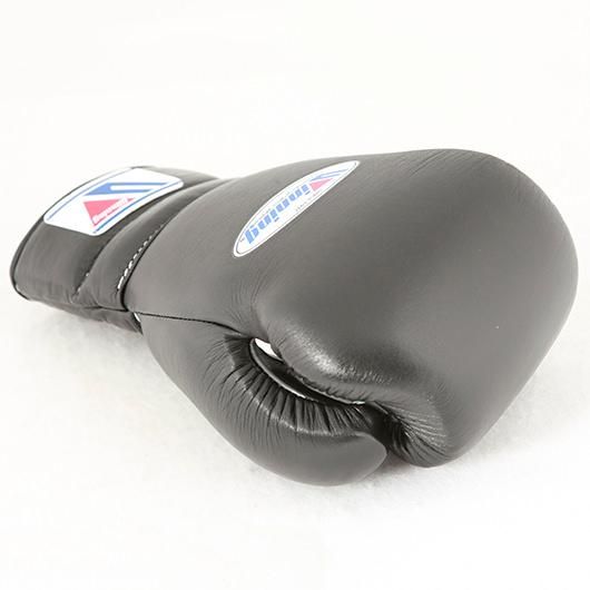 ウイニング winning ボクシンググローブ 緑／金 16オンス 紐式