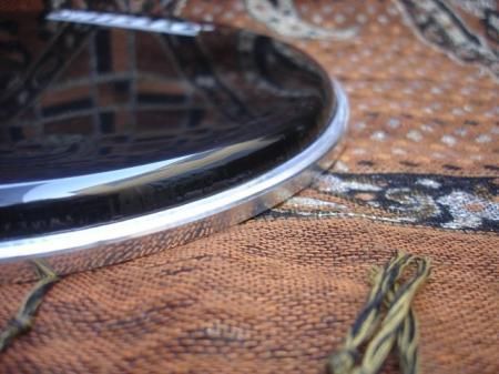 MITELLO Percussion（Powerbeat） ヘッド 22cm ブラック（8-3/4inch