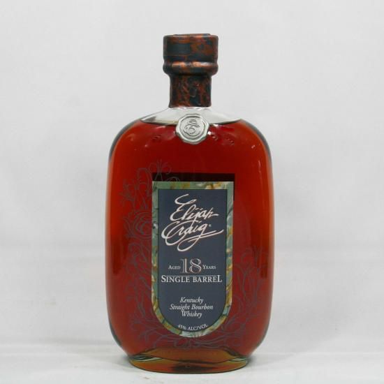 エライジヤクレイグ18年シングルバレル750ML 45% エライジャ・クレイグ
