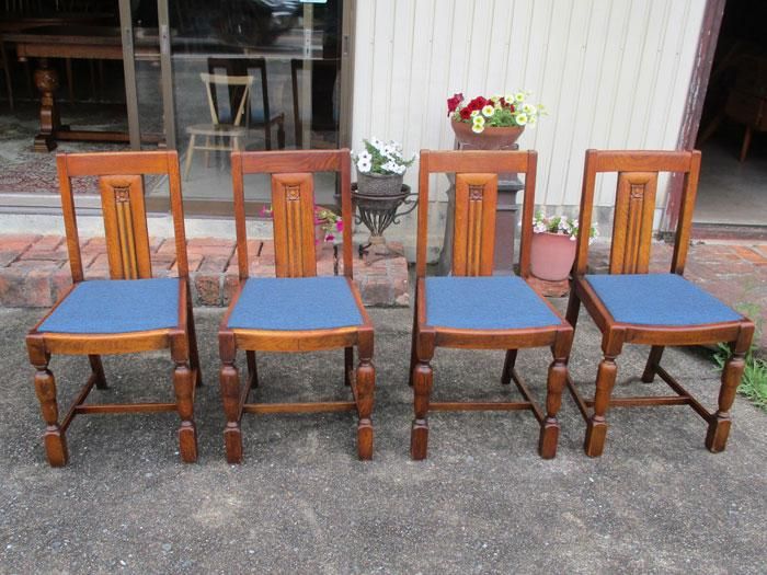 イギリス アンティーク 家具 ダイニング チェア 1930年頃 椅子 591A3