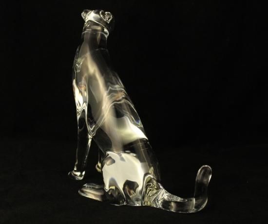 希少）Baccarat バカラ（大型） チーター ヒョウ フィギュリン 希少