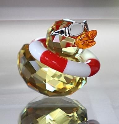 SWAROVSKI アヒルの置物ハッピーダックサニーサム