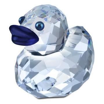 美品 スワロフスキー ハッピーダック ミスエレガント クリスタル