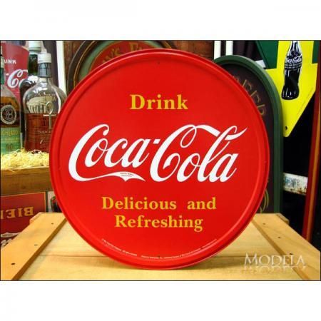 コカ・コーラ看板】Coca-Cola 昭和レトロ80sビンテージ横70縦40㎝ コカ