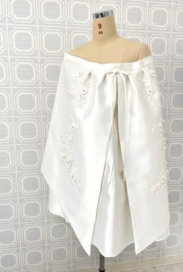 リメイクケープ - ベビードレス・ヘッドドレス・ウェディングドレス