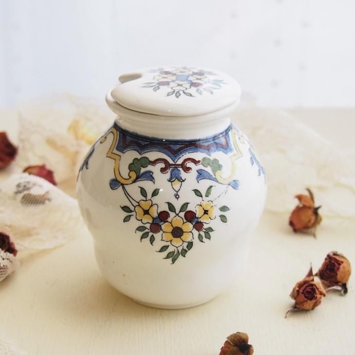 フランスヴィンテージ GEO MARTEL製 マスタードポット ジオマルテル