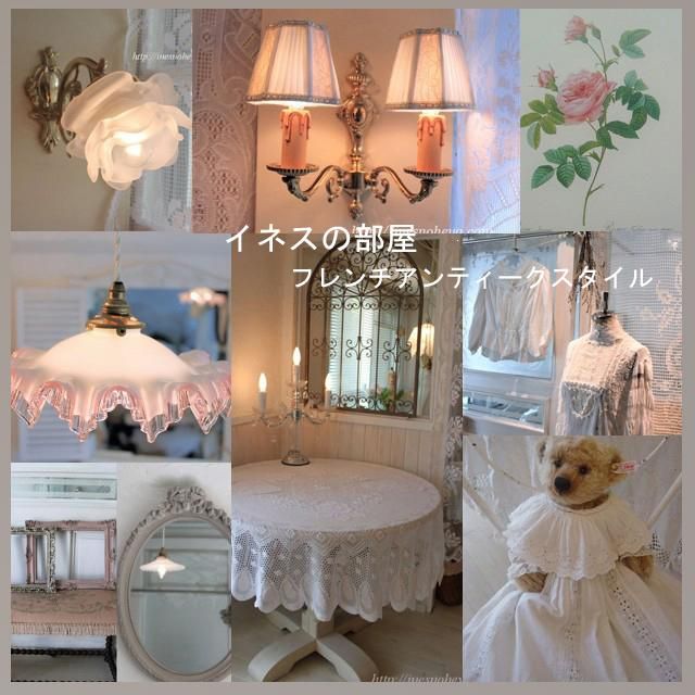 切子デザインの素敵なカットガラス・ランプシェード - フランス