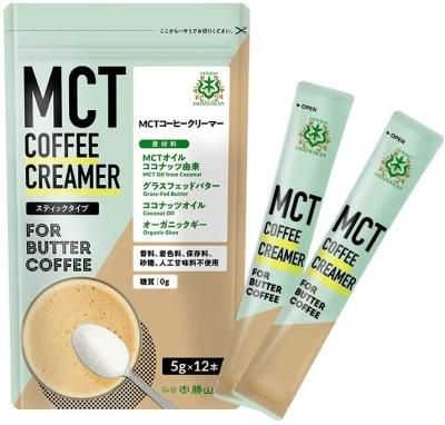 仙台勝山館 MCTコーヒークリーマー スティックタイプ 5g×12本 - 自然