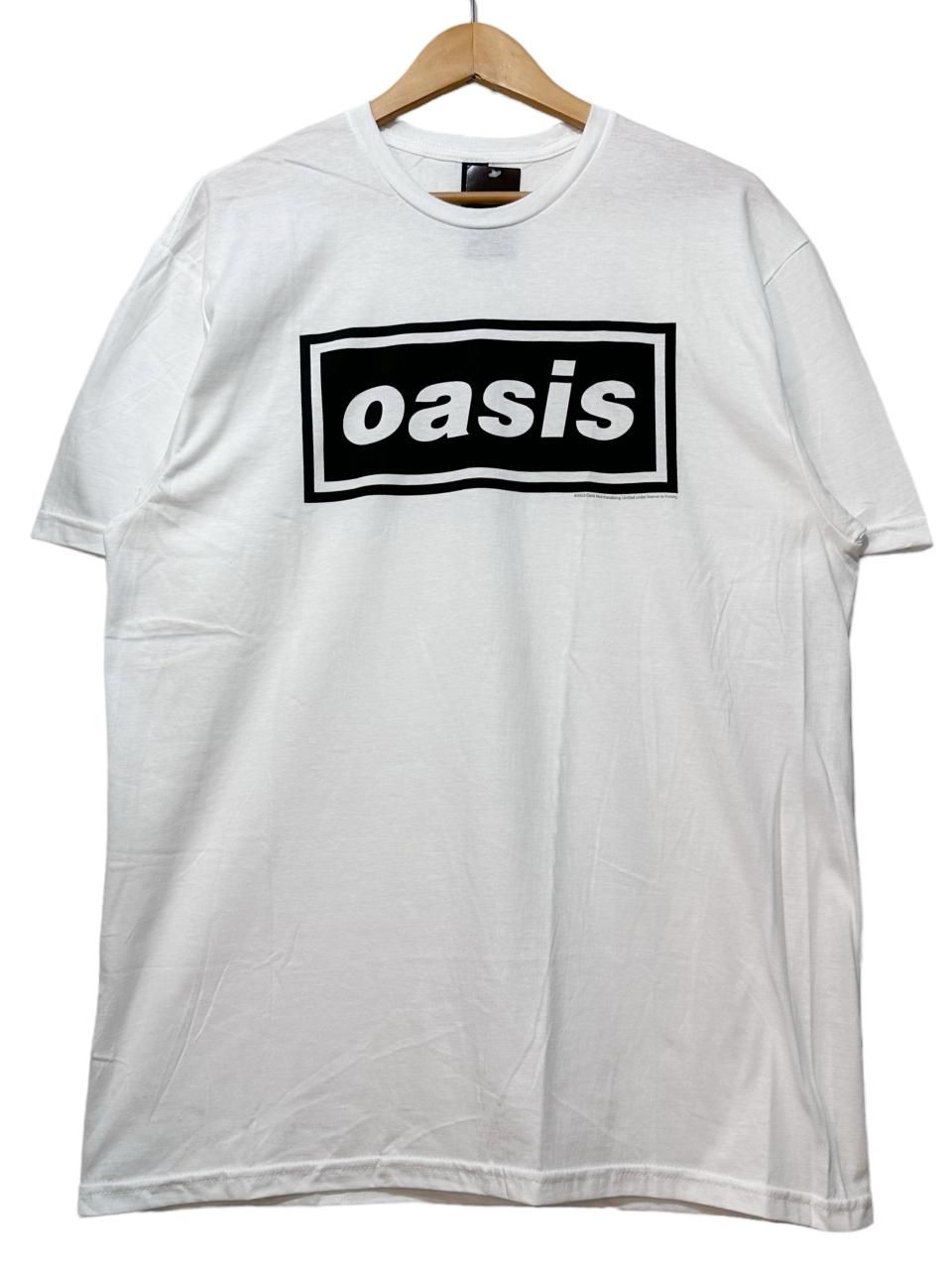 新品 OASIS Logo S/S Tee (WHITE) オアシス ロゴプリント 半袖 Tシャツ