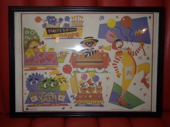 McDonald's☆ポスター☆22☆ビンテージ☆マクドナルド☆プレースマット