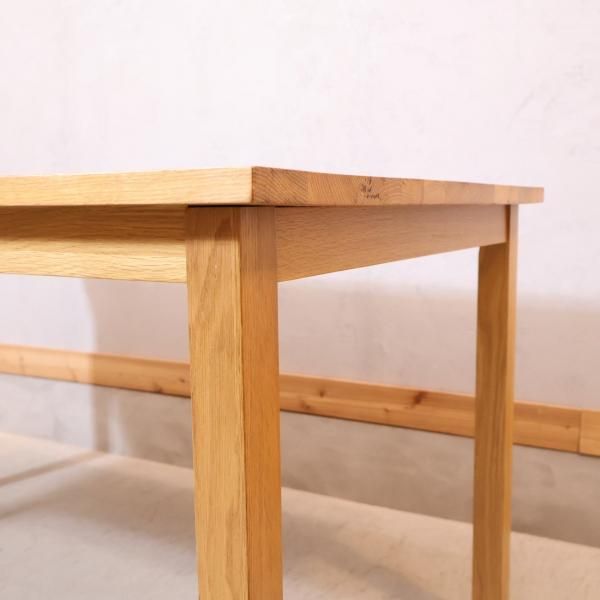 無印良品 ダイニングテーブル オーク材 天然木 140cm 人気 無印 無垢