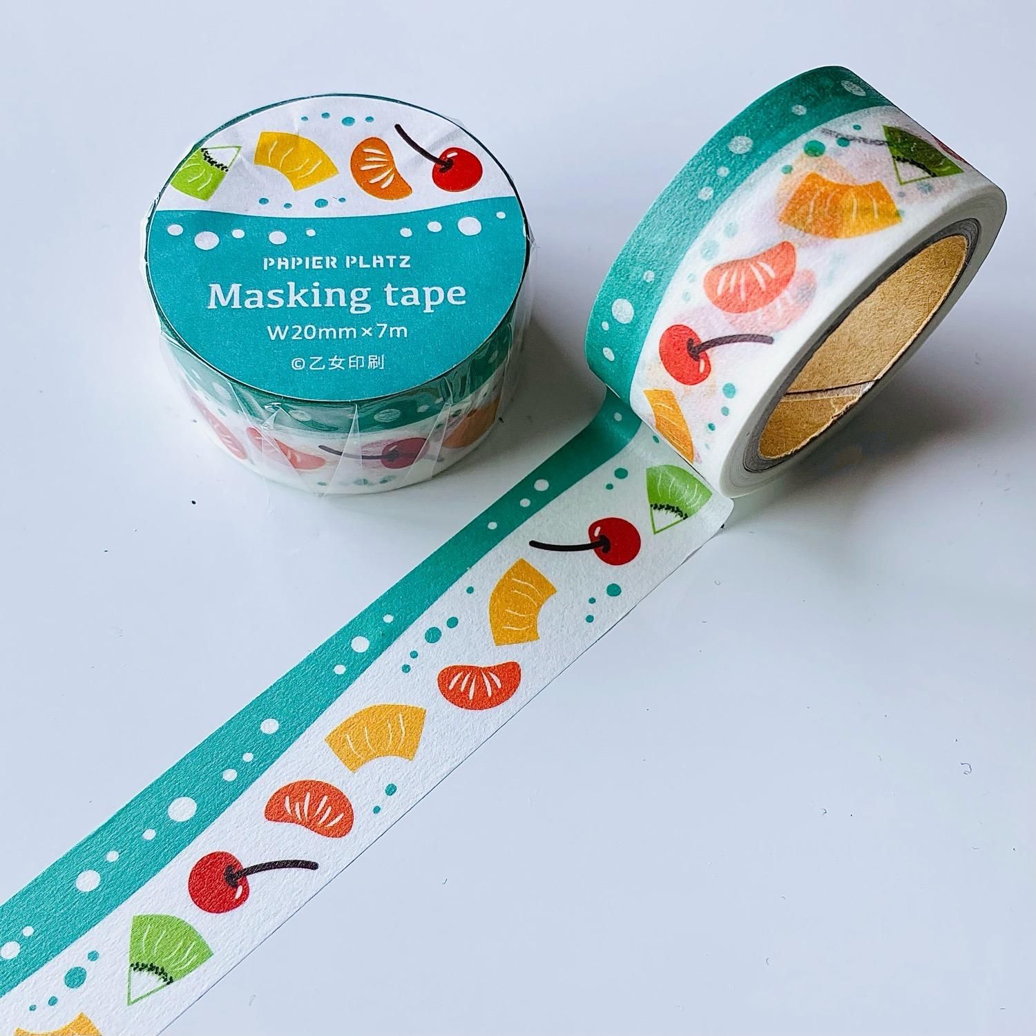 PAPIER PLATZ(パピアプラッツ) 乙女印刷 マスキングテープ フルーツ