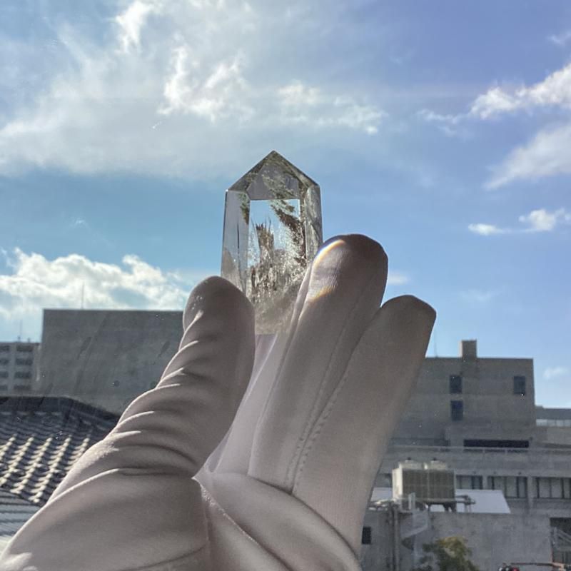 ガーデンクォーツ ポイント 】 庭水晶 quartz 天然石 万能石 浄化 開運