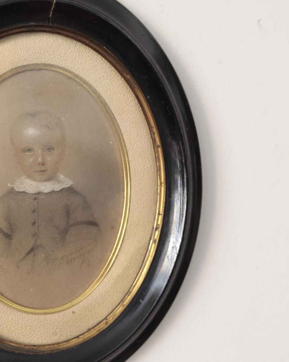アンティーク ナポレオン3世 オーバルフォトフレーム.a | Antiques Knock
