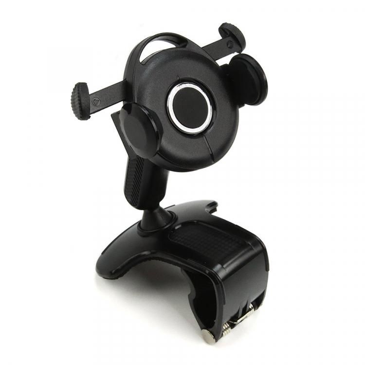 特】スマホホルダー クリップ式 車載ダッシュボード等用 ワンタッチ