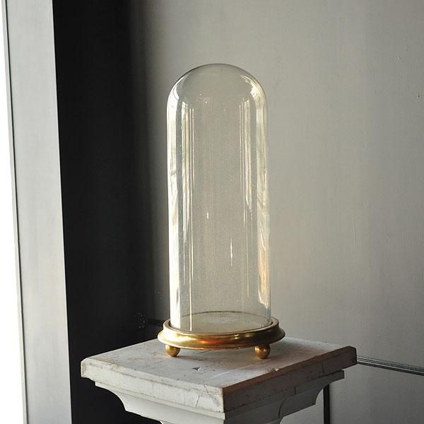 アンティーク ガラスドーム・4 H59cm/フランスアンティーク雑貨・家具