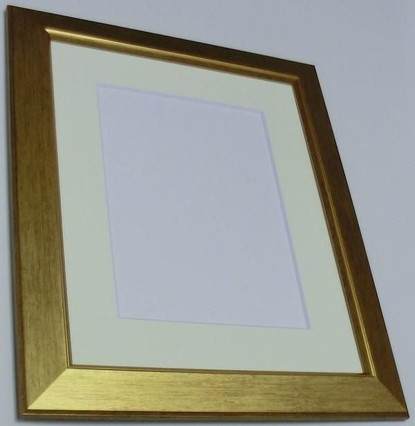 F1 水彩額縁 108 ゴールド | 豪華マット付き - 額縁 - 激安通販 | 額の