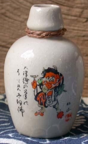 大津絵ミニ徳利セット（ペア） - 大津絵の店 Online Shop