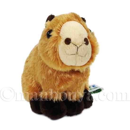 カピバラのぬいぐるみもふもふです(^o^)