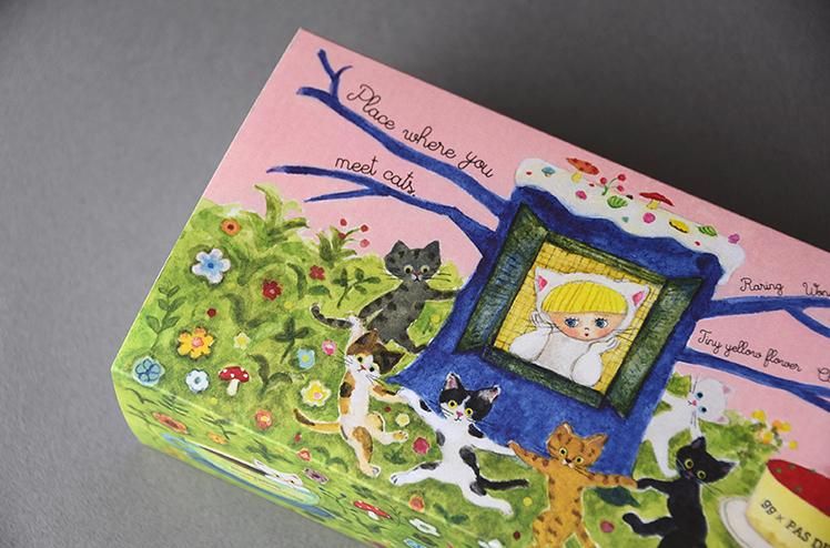 ほぼ新品 マリーニモンティーニ】版画 「夜のワクワク散歩」 ほぼ新品