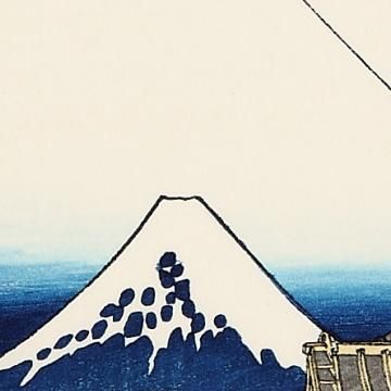 江都駿河町三井見世略図 富嶽三十六景 葛飾北斎 復刻版浮世絵