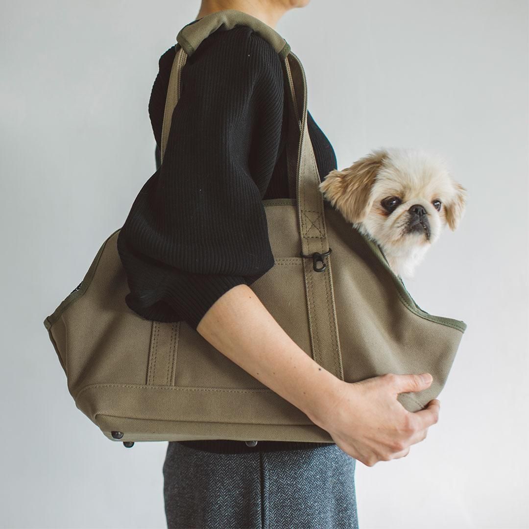 スクエアトート キャンバス ソリッド - ドッググッズ・猫グッズ通販