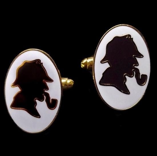 SH00006：カフスボタンA（SHERLOCK HOLMES MUSEUM） - 鎌倉