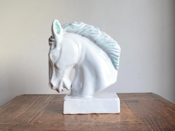 ヴィンテージ陶器 馬モチーフ オブジェ｜アンティーク雑貨｜CHELSEA
