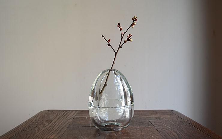 フランスアンティーク オパリンガラス 花瓶 ピッチャー 一輪挿し 花器