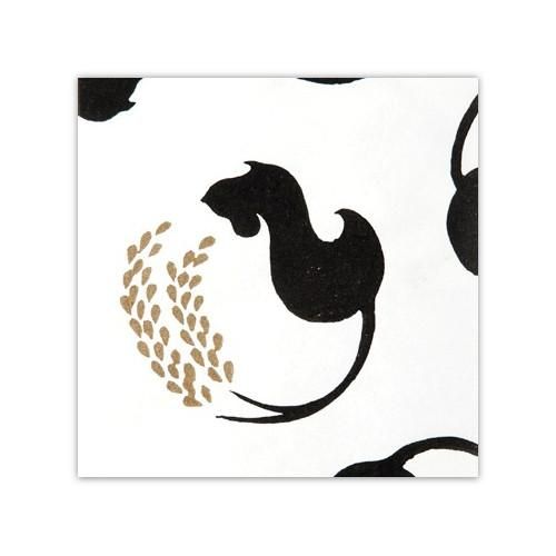 木版和紙 - 稲穂に鼠 - 【竹笹堂Online】木版画デザインのブックカバー