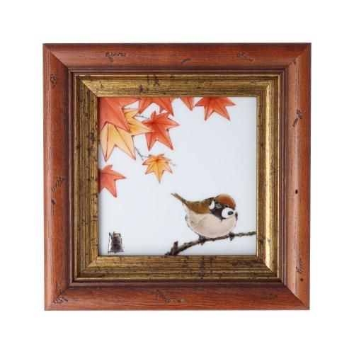 九谷焼 陶額 松岡翠晃 花 九谷焼 陶額 - 九谷焼通販 陶らいふ-和食器