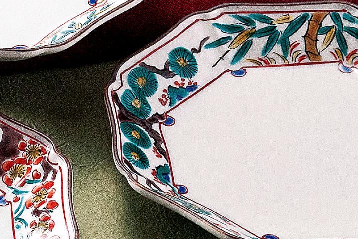 6.5号皿揃 松竹梅