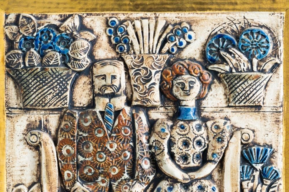 Lisa Larson リサ ラーソン JUBIEUM 記念日 陶板｜ haluta（ハルタ