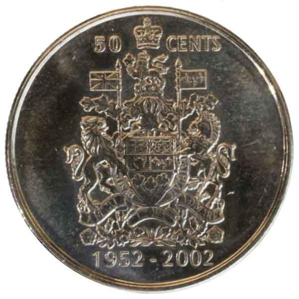 カナダエリザベス2世女王在位50周年記念50セント硬貨|コレクターズ