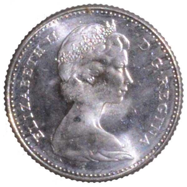 カナダ建国100周年記念10セント銀貨|トモリンズ24