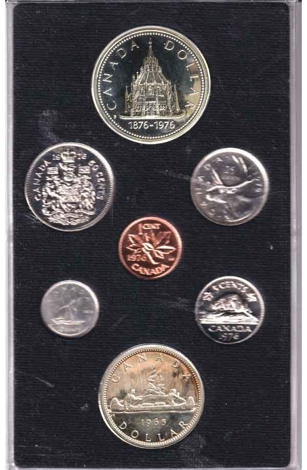 カナダ連邦 通常貨 プルーフライク セット 1965 カナダ連邦 通常貨