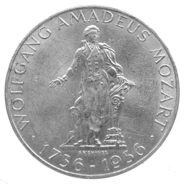 モーツァルト生誕200周年記念25シリング銀貨|コレクターズショップ