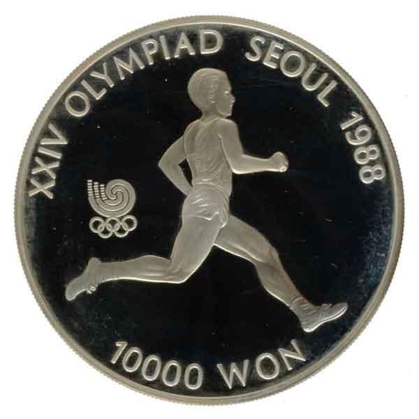 1988年ソウルオリンピック記念10,000ウォン銀貨|コレクターズショップ