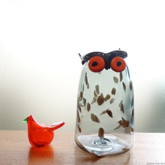 Owl bird Oiva Toikkaオイバトイッカフクロウittala オイバ・トイッカ