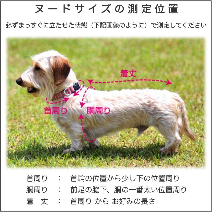 ハンドメイド犬服ならanbia（アンビア）～サイズの測り方・サイズ表～