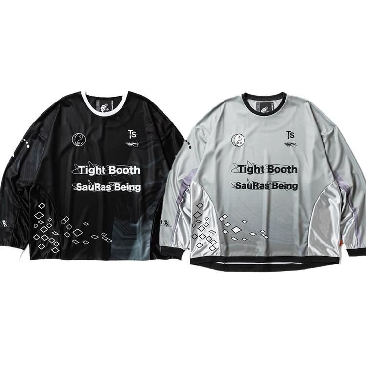 トップス TIGHTBOOTHxSauRas Being SOCCER JERSEY トップス