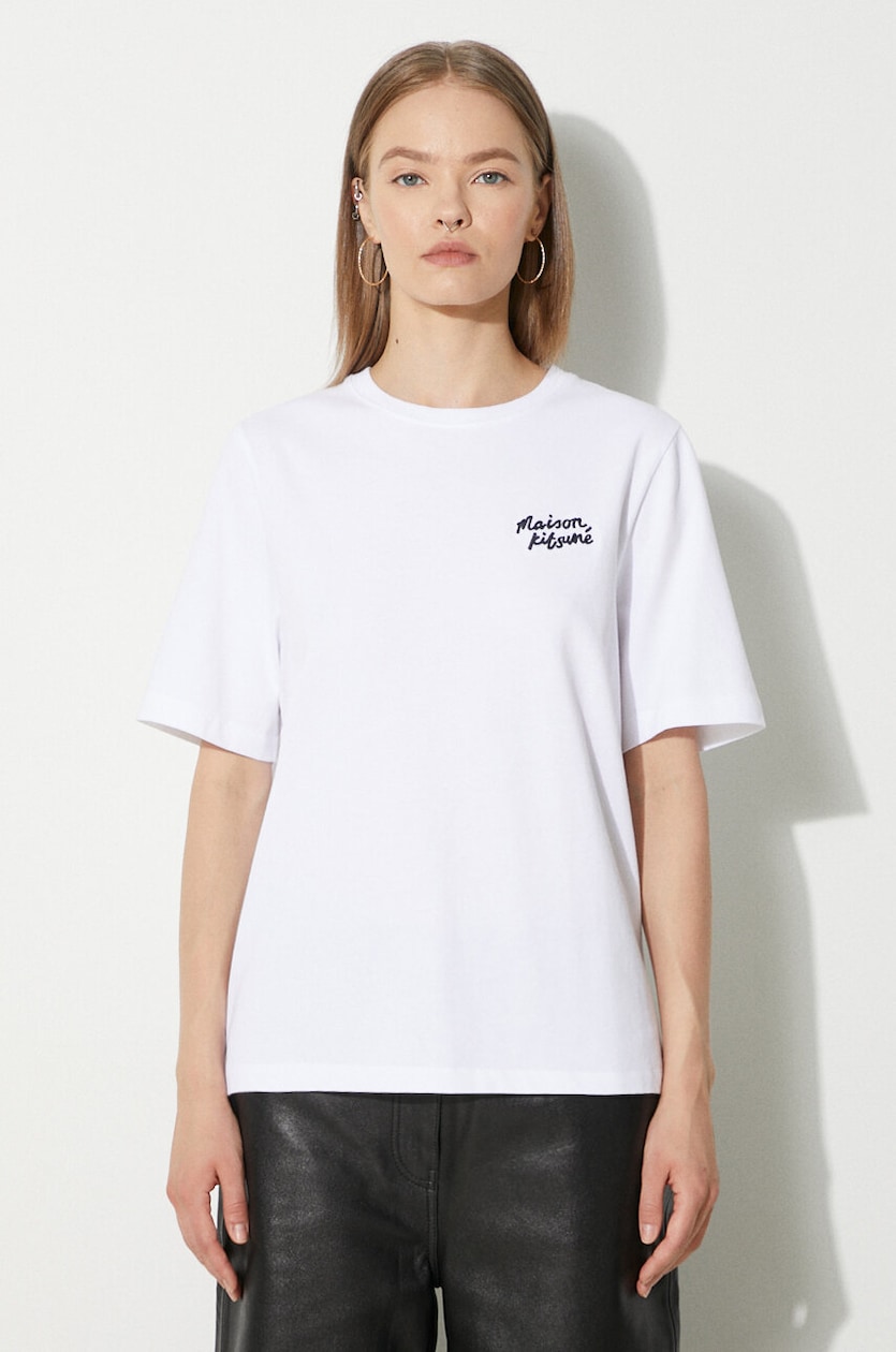 Maison Kitsuné cotton t-shirt Handwriting Comfort PRM EU