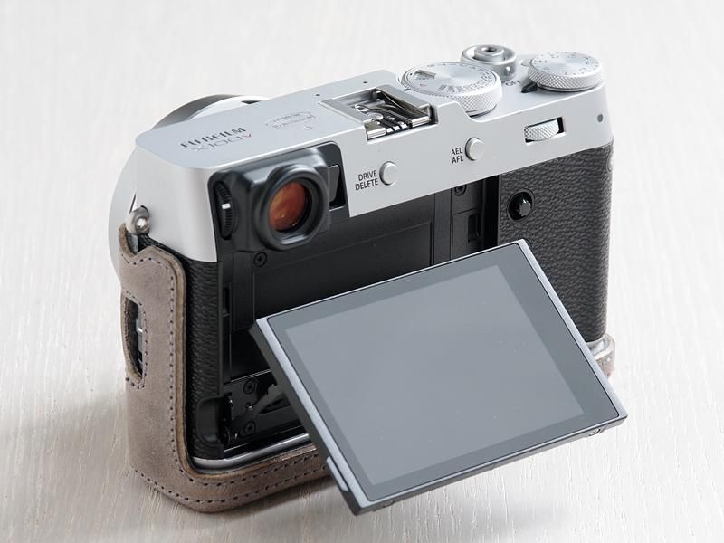 FUJIFILM X100V用本革ボディスーツ/レザーケース