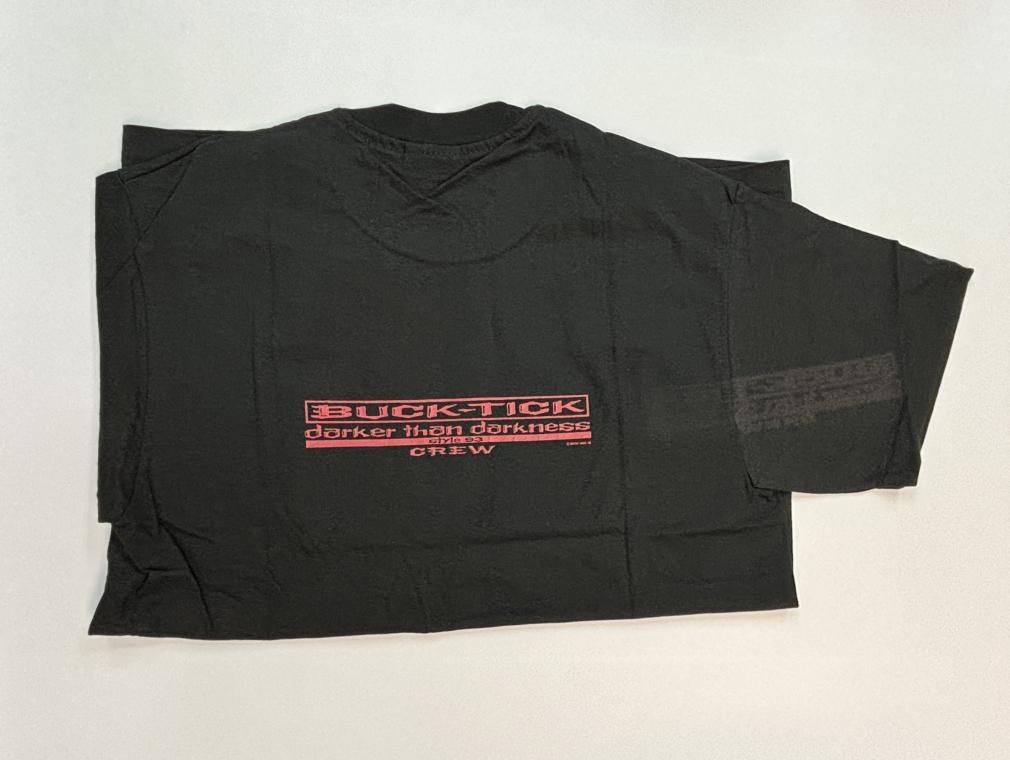 BUCK-TICK スタッフ・Tシャツ darker than darkness ツアー1993 STAFF