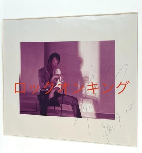 矢沢永吉 直筆サイン ワーナー時代 矢沢永吉 直筆サイン ワーナー時代